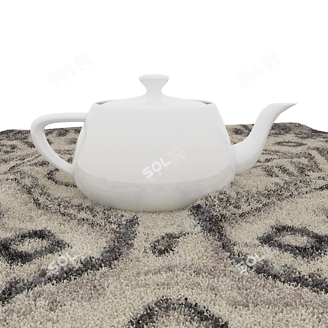 Versatile Round Rugs Set - No 309 3D model image 6