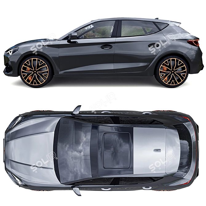 Cupra Leon 2021: High-Quality, Detailed Model 3D model image 3