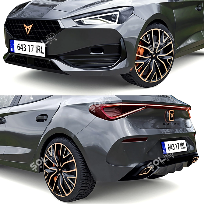 Cupra Leon 2021: High-Quality, Detailed Model 3D model image 4