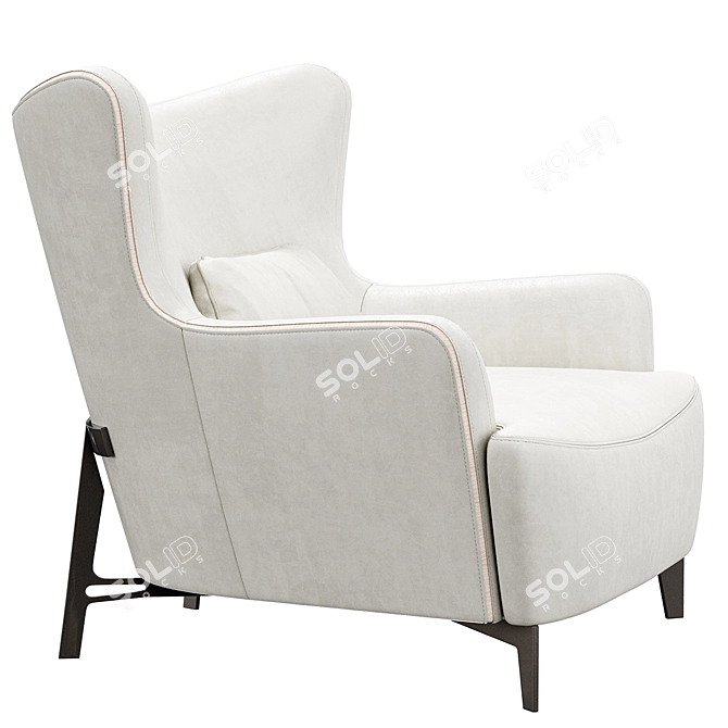 Konyshev BULY Armchair - Superior Comfort in Stylish Design! 3D model image 3