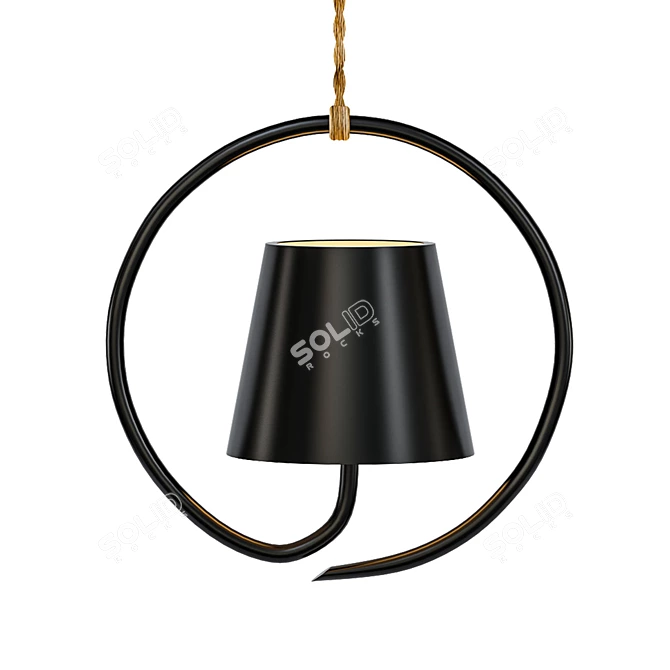 Portable Pendant Light POLDINA 3D model image 1