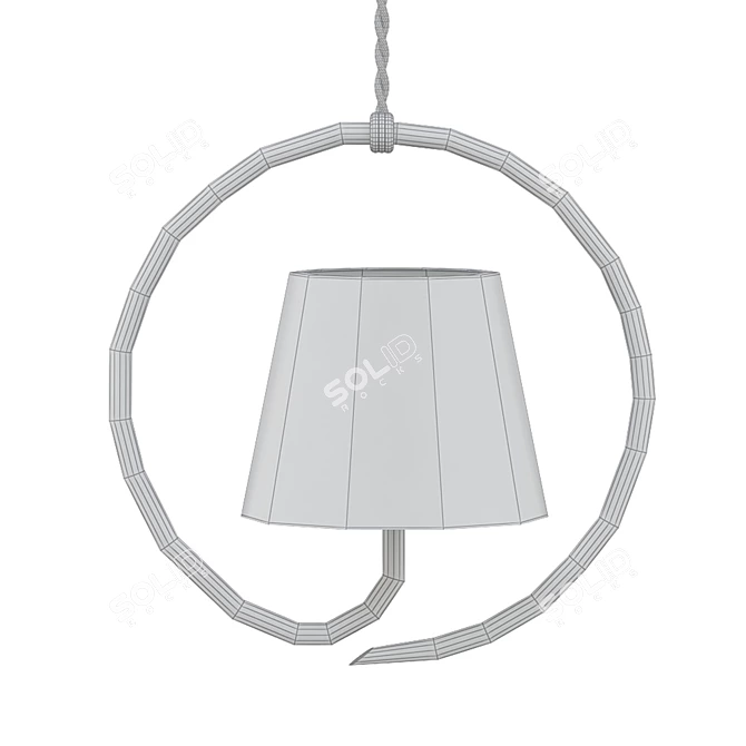 Portable Pendant Light POLDINA 3D model image 2