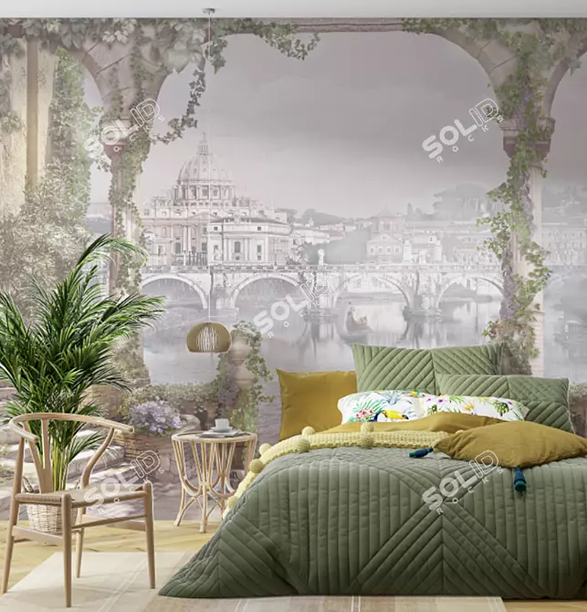 Title: Venetian Dreams Wall Mural 3D model image 2