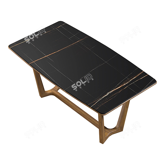 Mia Casa Loran Dining Table 3D model image 2