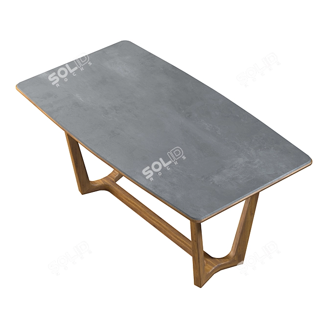 Mia Casa Loran Dining Table 3D model image 4