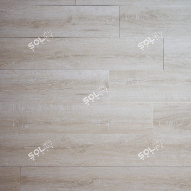 Reykjevik Oak Wood Flooring 3D model image 3