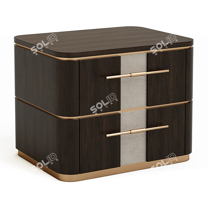 Frato Agra: Stylish Bedside Table with 3D Max Design 3D model image 5