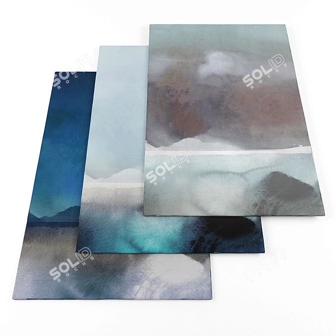 High-Resolution Horizon Rugs 3D model image 1