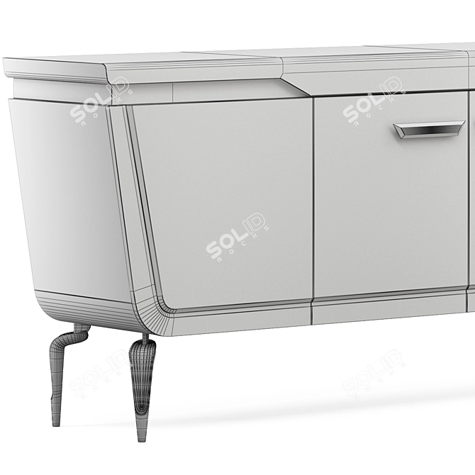 Luxurious Newland Bugatti Timepiece 3D model image 3