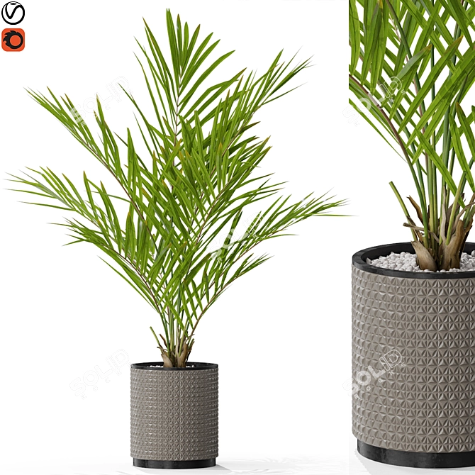 Greenery Haven: 580 Exquisite Plants 3D model image 1