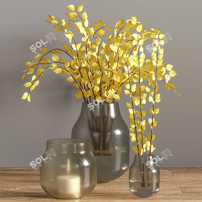 Cozy House Bouquet 01 3D model image 3