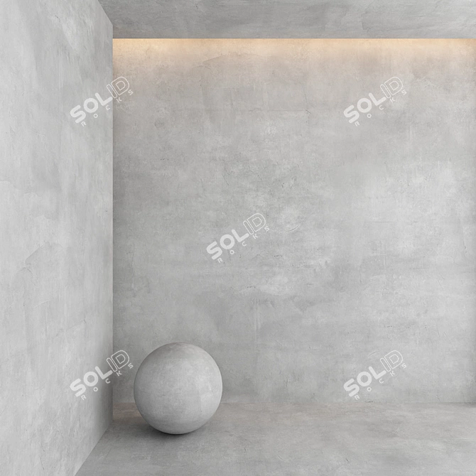 High-Quality Decorative Plaster 3D model image 1