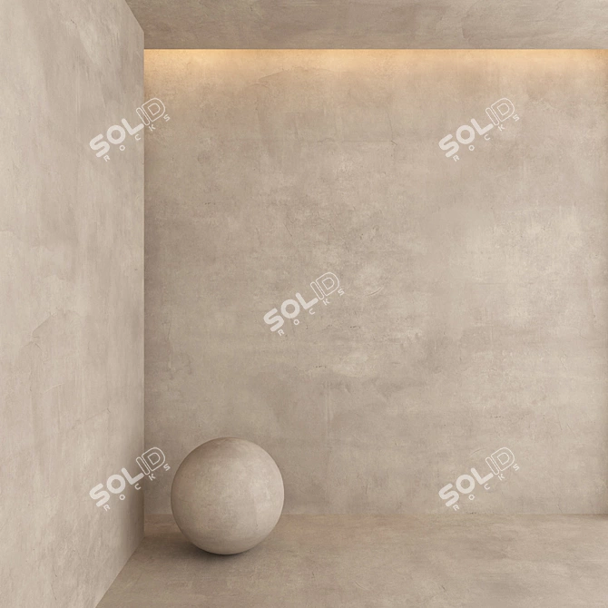 High-Quality Decorative Plaster 3D model image 3