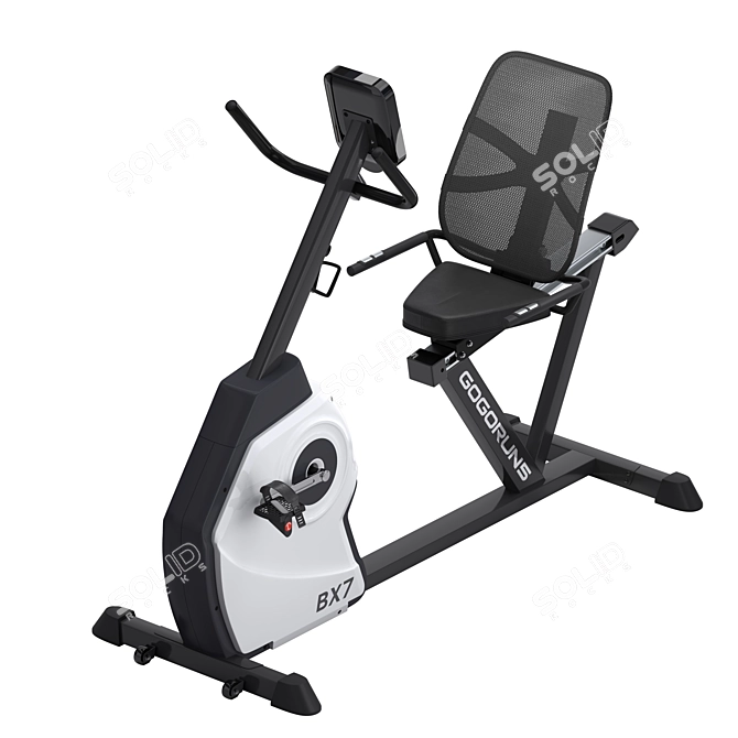 GOGORUN5 BX7 Spin Bike: Pedal Your Way to Fitness! 3D model image 1