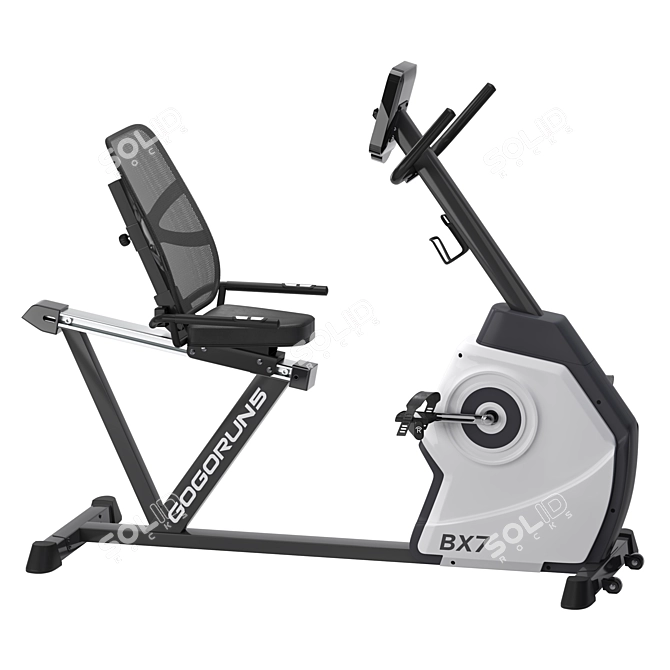 GOGORUN5 BX7 Spin Bike: Pedal Your Way to Fitness! 3D model image 3