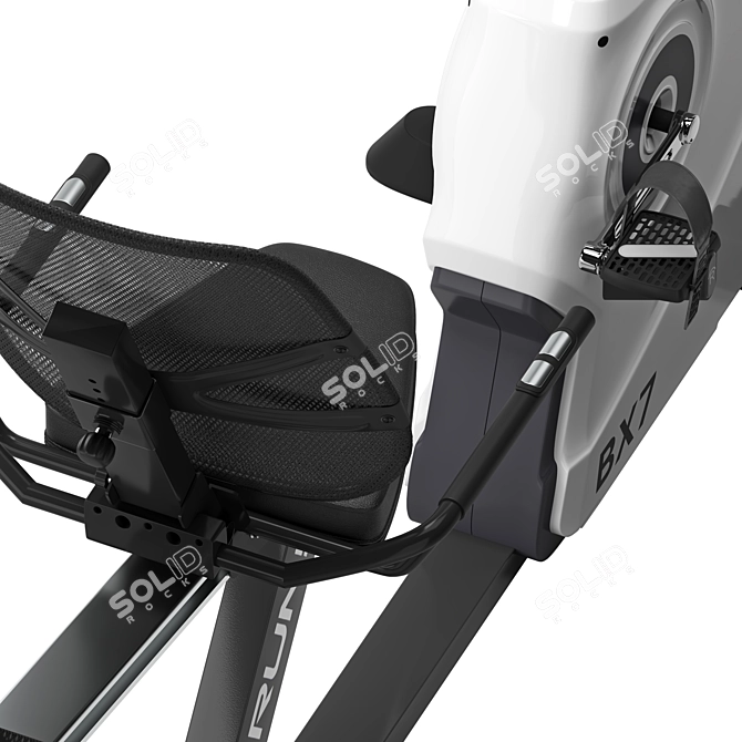 GOGORUN5 BX7 Spin Bike: Pedal Your Way to Fitness! 3D model image 4