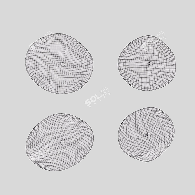 Fluent Wall Lamp: Modern, Stylish & Illuminating 3D model image 2