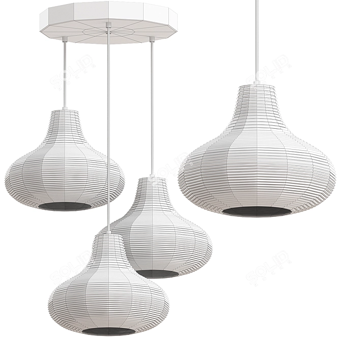 Modern Design RENORD Lamp 3D model image 2