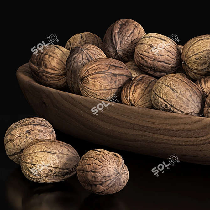 Elegant Walnut Set: 2015 Version 3D model image 3