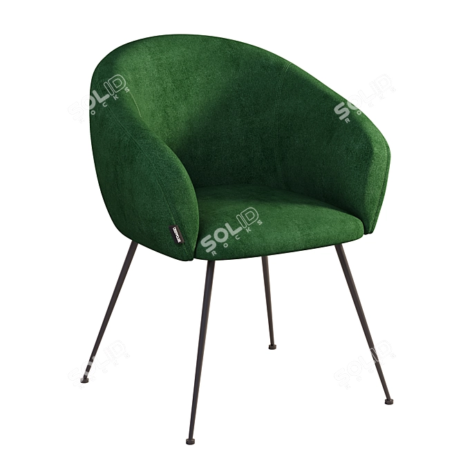 Courchevel Deephouse Chair: Stylish and Comfortable 3D model image 3