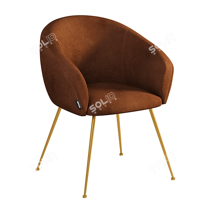 Courchevel Deephouse Chair: Stylish and Comfortable 3D model image 4