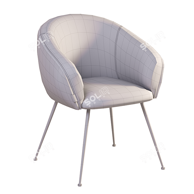 Courchevel Deephouse Chair: Stylish and Comfortable 3D model image 7