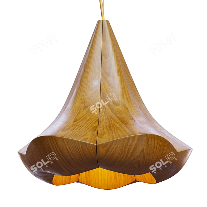 Cherry Blossom Pendant Light 3D model image 4