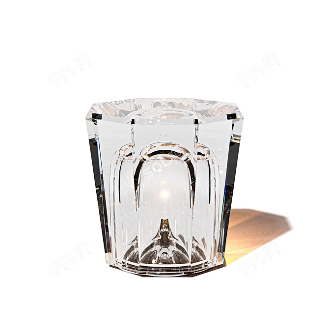 Crystal Clear Elegance: Xtal Table Lamp 3D model image 3