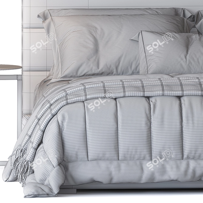 Restoration Hardware Modena Bed 3D model image 4