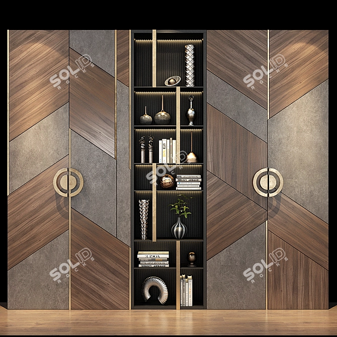 Sleek Storage Solution | 0430 3D model image 1