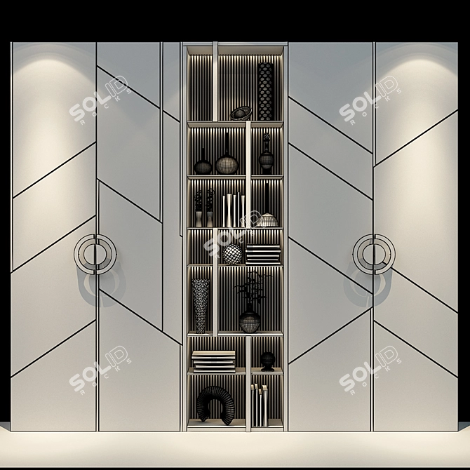 Sleek Storage Solution | 0430 3D model image 2