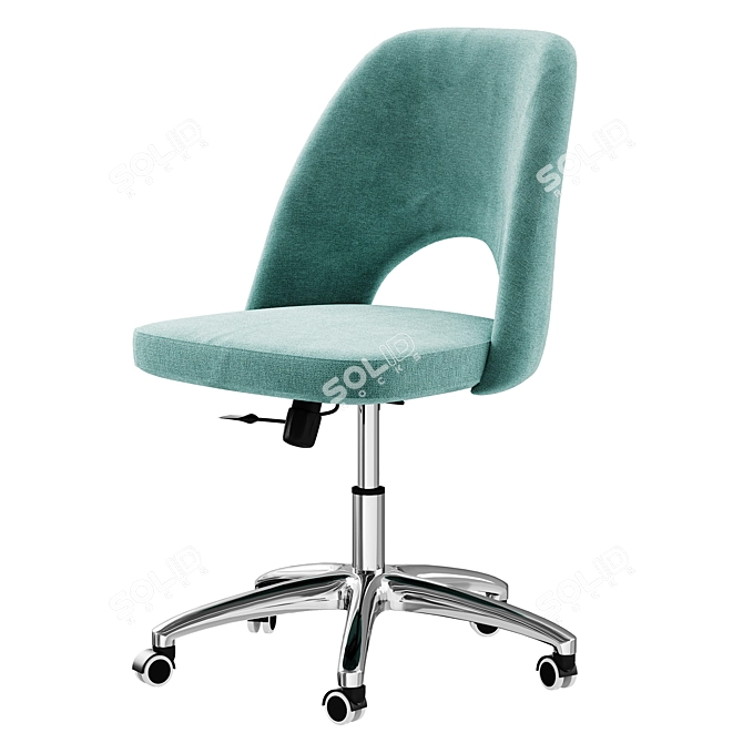 Greta Home Office Chair: Stylish and Functional 3D model image 2