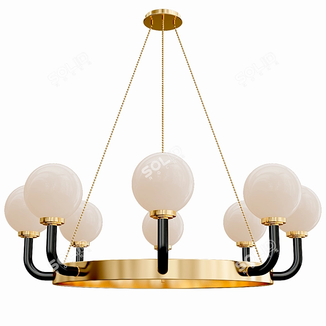 Werner Chandelier: Elegant Lighting Solution 3D model image 4