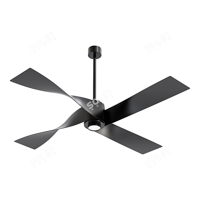 Minka Aire Artemis IV: Sleek Ceiling Fan 3D model image 1