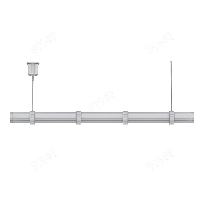 Sleek Light Fixture: Wit Linear 3D model image 2