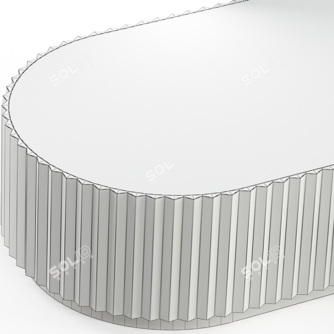 Elegant Milla & Milli Coffee Table 3D model image 3