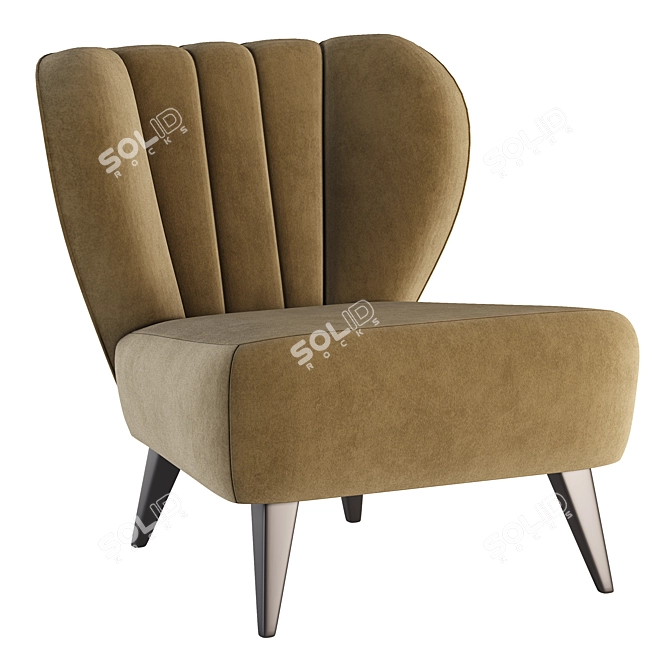 Modern Kim Armchair by Bodema 3D model image 2