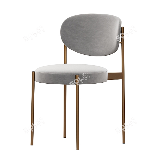 Sleek Varpen Chair Series 3D model image 4