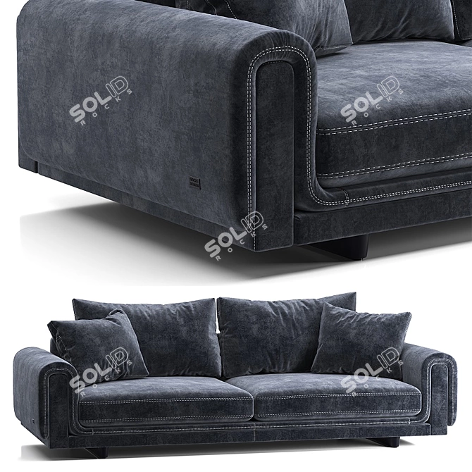 Underline Nativ 4-Seat Sofa 3D model image 1