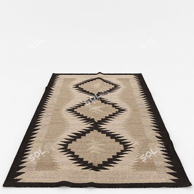 Versatile Set of 6 Rugs 3D model image 6