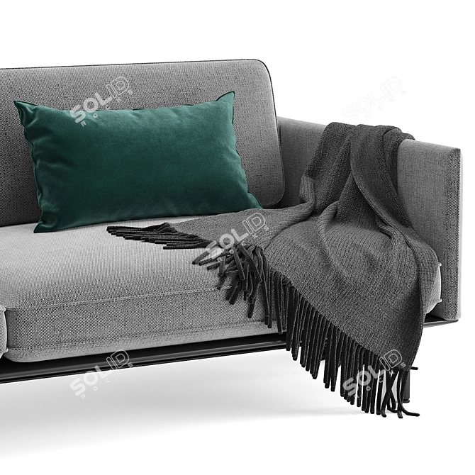 Modern and Luxurious Rolf Benz LIV Sofa 3D model image 4