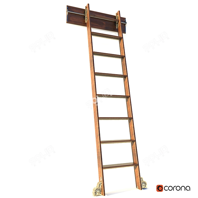 Versatile Folding Ladder 3D model image 6