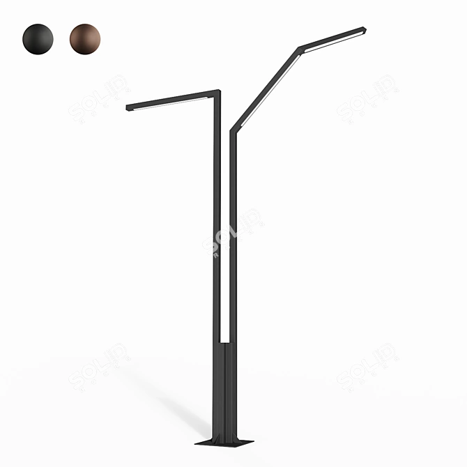 Modern Outdoor Lighting: Vibia Palo Alto 3D model image 1