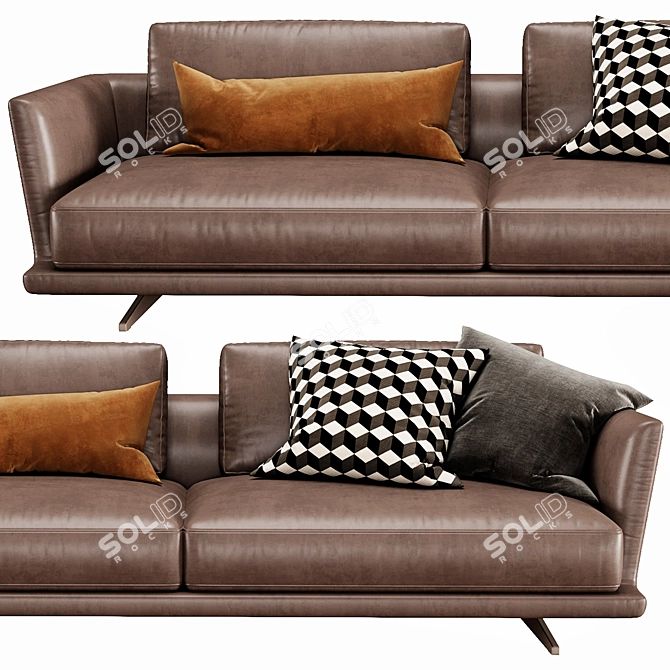 Elegant DITRE ITALIA Royal Sofa 3D model image 3