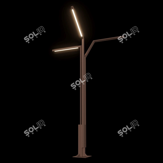 Sleek Palo Alto Outdoor Illumination 3D model image 3