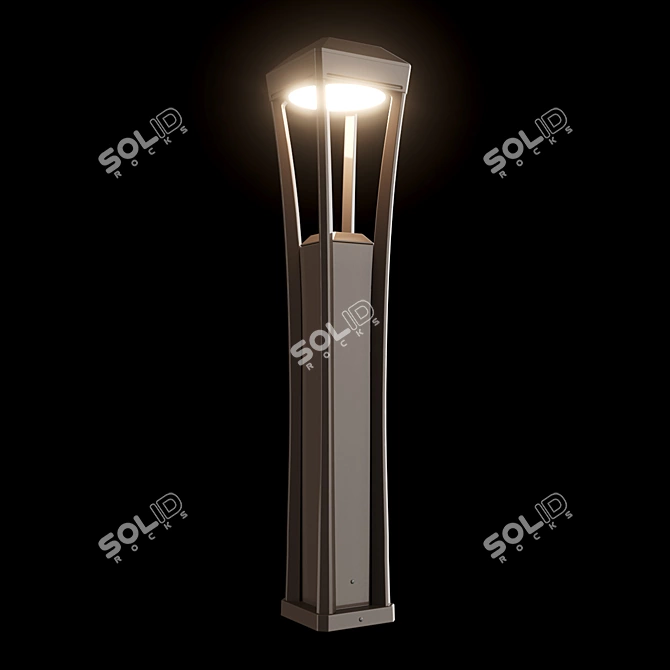 Ashbery Triplanar Path Light 3D model image 3