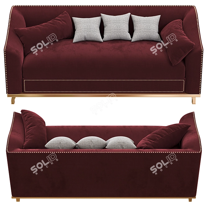  Elegant Cardinal Sofa: 2015, 3D Max, OBJ, FBX 3D model image 2