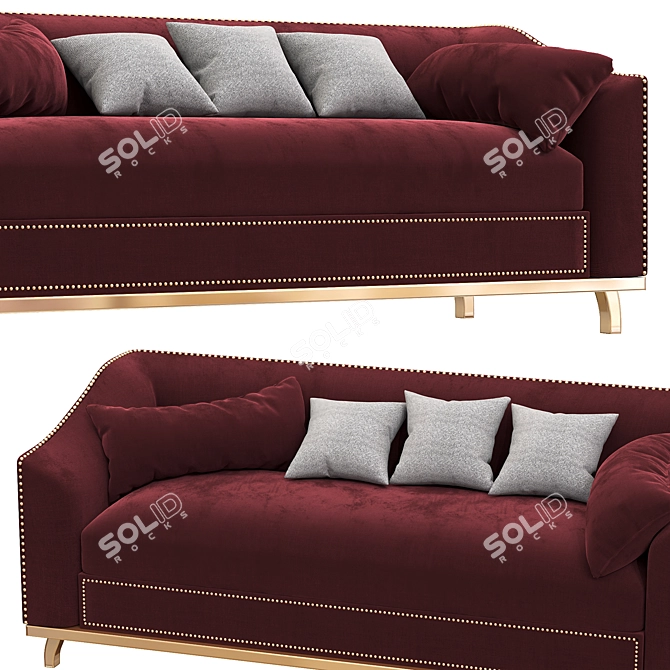  Elegant Cardinal Sofa: 2015, 3D Max, OBJ, FBX 3D model image 3