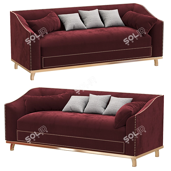  Elegant Cardinal Sofa: 2015, 3D Max, OBJ, FBX 3D model image 5