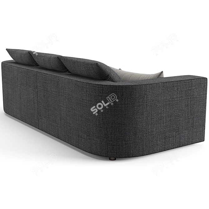 Elegant Fendi Casa Memoire Sofa 3D model image 7